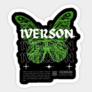 Iverson // Butterfly Sticker